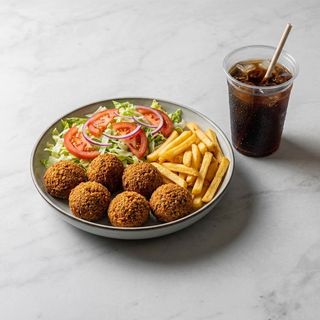 Piatto falafel menù