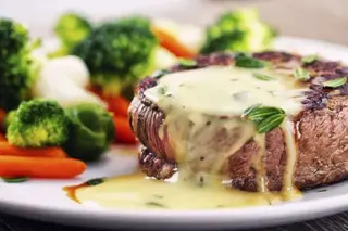 Plat De Steak À La Crème