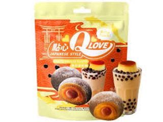 QLove Boba Creme Brulee Mochi Standing Pouch