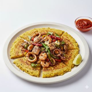 Farinata al Pesce e burro