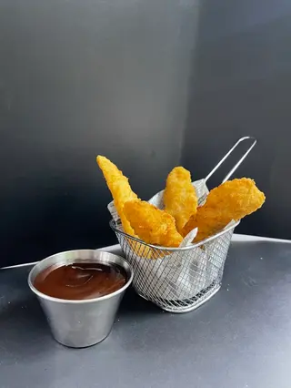 Tiras de pollo crujientes