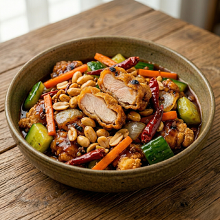 Porc Gong Bao (iute)