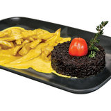 Пиле къри с императорски ориз