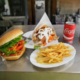 vegetariana  doner menu