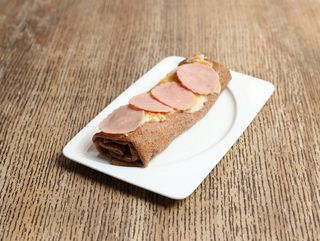 Crêpe Dinde fumée, fromage