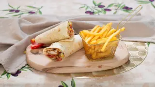 Grilled chicken wrap