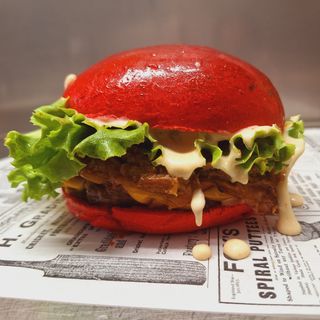Hamburguesa Volcánica