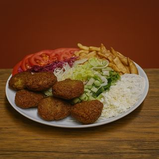 Falafel la farfurie