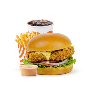 Menu Chicken Burger. 