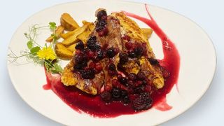 Slavina ćurka u voćnom prelivu