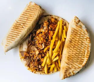 PITA z frytkami Bez Surówki