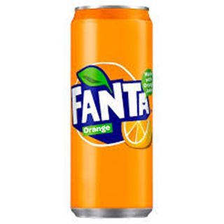 Fanta orange can