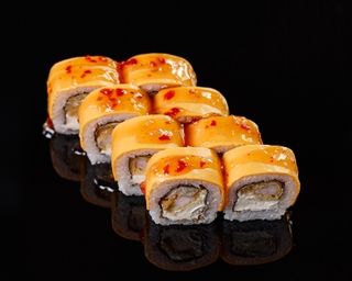 Сирний рол з креветками