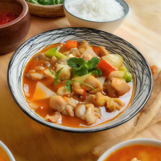 Muslos De Pollo Agridulce Con Arroz De Jasmín