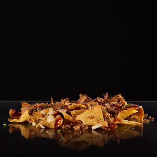 PATATAS O NACHOS PULLED PORK