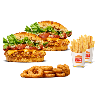 2 Cbk + 2 Batatas + 10 Anéis De Cebola