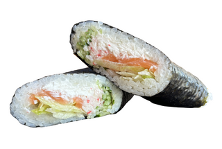 Хенд Рол з лососем