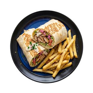 Chicken Wraps with Chips