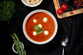 Supă cremă de roșii