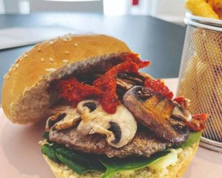 Hambúrguer de Cogumelos