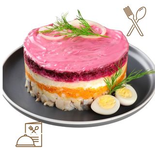 Ensalada Con Remolacha Y Arenque