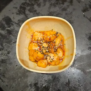 Pollo Frito Con Salsa Agridulce