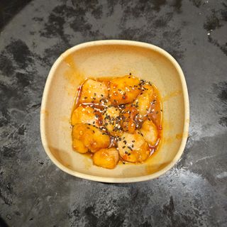 Pollo Frito Con Salsa Agridulce