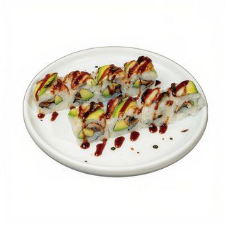 97. Uramaki De Aguacate Y Anguila (8 Uds.)