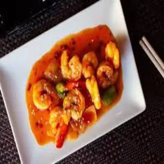 Gambas agridulces