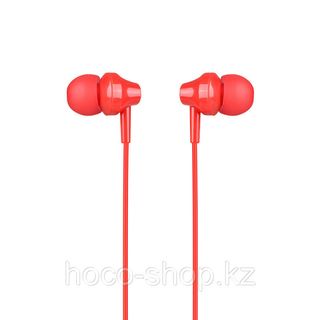 Наушники проводные вакуумные Hoco M14, Red