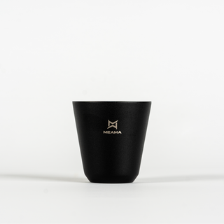 მეტალის ჭიქა 160 მლ შავი