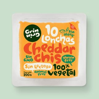 Queso Cheddar Vegano Loncheado (200g.)