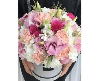 Flowers box pastelowy   /20 szt