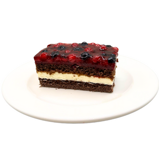 Forest fruit cream slice