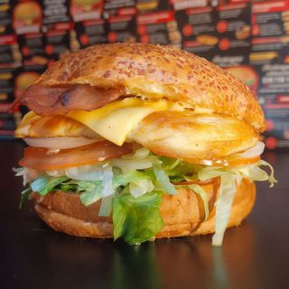 Chicken Burger + patatas