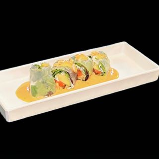 Salmone spring roll