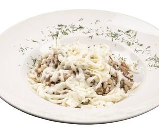 Ризото с горски гъби, селъри и кашкавал