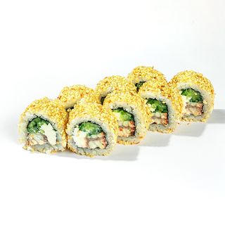 Ролл угорь в кунжуте