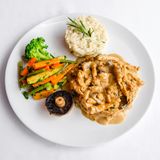 Émincé de Poulet Sauce Champignon