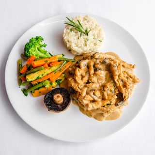 Émincé de Poulet Sauce Champignon