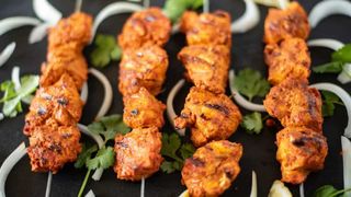  Chicken seekh kebab alla griglia - 4 pezzi