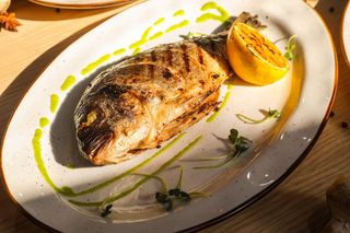 Дорадо на гриле