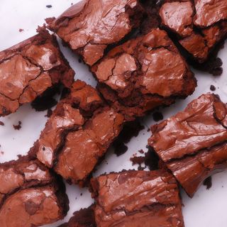 Brownie casero de chocolate