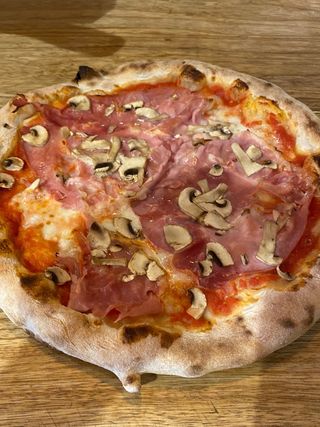 Prosciutto cotto e funghi