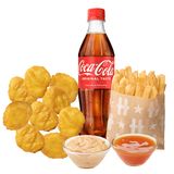 Пилешки хапки (9бр) голямо меню