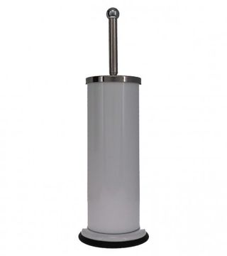 (161689) Četka za WC sa postoljem 18/0 SS Nikl FTC069 bijela