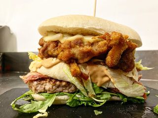 Double spicy hamburger