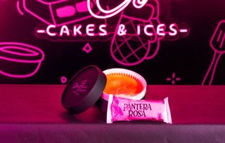 Tarta Queso Pantera Rosa Pequeña