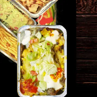 Nr.15-Kebab kapsalon holenderski + Baklawa koko