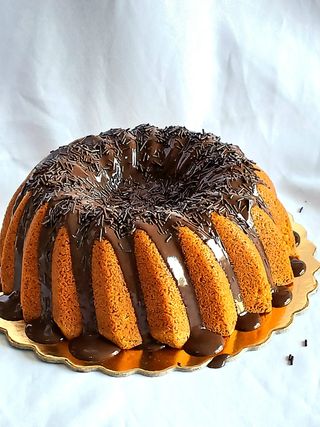 Bolo Artesanal com Brigadeiro